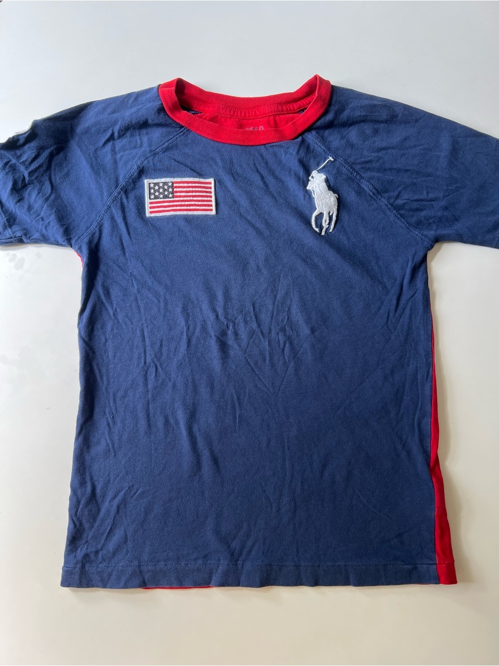 Polo Ralph Lauren USA Boys T-Shirt Size 7